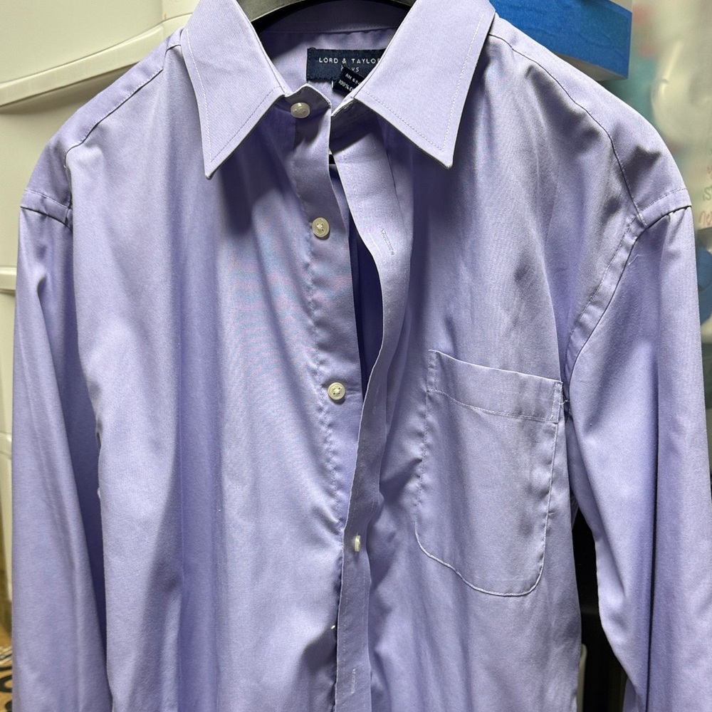 Lord and Taylor Young Men's Purple Shirt